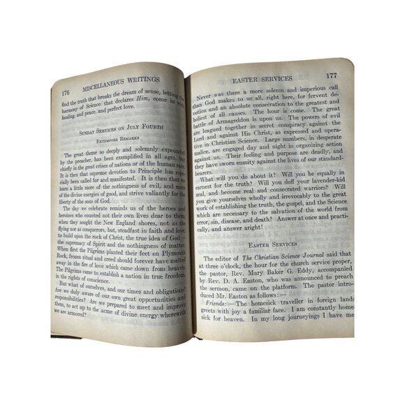 Antique Miscellaneous Writings 1883-1896 By Mary Baker Eddy Hardcover Book - Picture 12 of 16